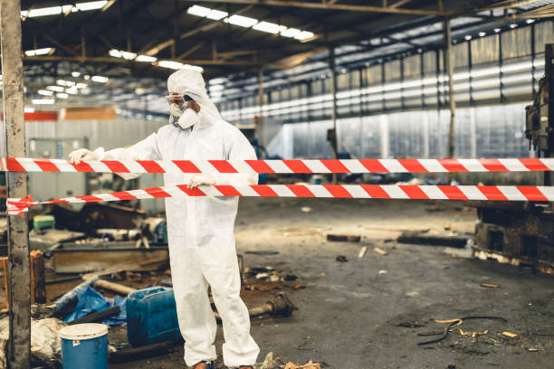 Professional Biohazard technician working in Goshen, NH